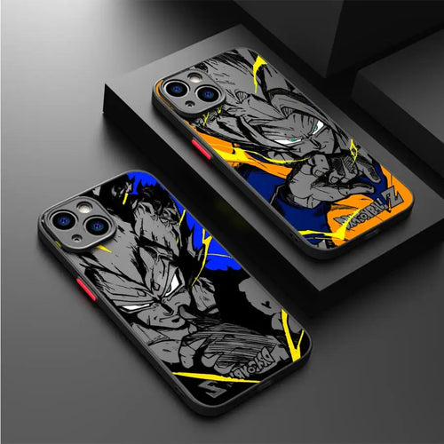Fundas para iPhone – Goku y Vegeta – Estilo Manga