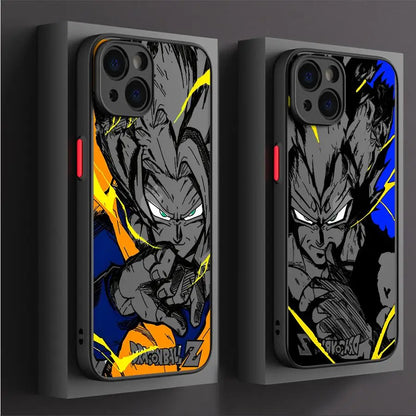 Fundas para iPhone – Goku y Vegeta – Estilo Manga